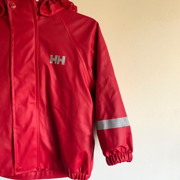 Helly Hansen fleece lined rain jacket size 2T - Picture 2 of 5